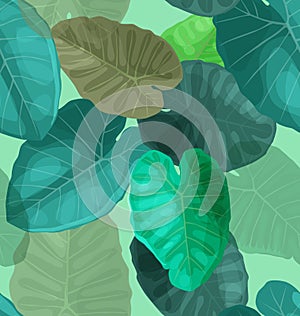 Leaf seamless pattern