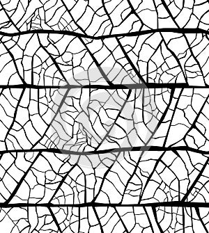 Leaf veins seamless texture pattern