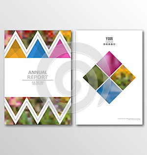 Leaflet Brochure Flyer Template A4 Size Design, Annual Report Book Design