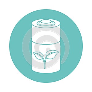 Leafs plant ecology in battery