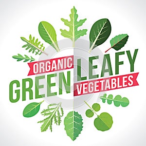 Leafy greens vegetables