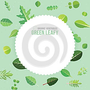 Leafy greens vegetables