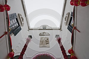 Leal Senado Building Interior in Macau photo