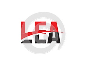 LEALetter Initial Logo Design
