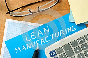 Lean manufacturing.