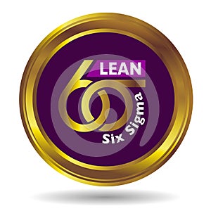 Lean Six Sigma Gold Icon