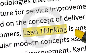 Lean Thinking