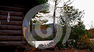 Lean to Shelter at Copperas Pond in the Adirondack Mountains High Peaks Region