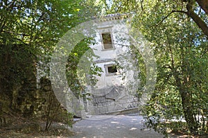 Leaning House at the Sacred Grove in Bomarzo