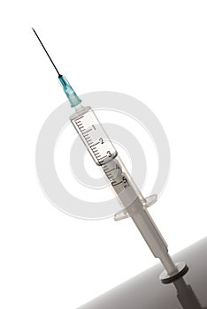 Leaning syringe photo