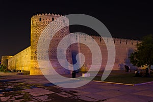 Leaning Tower of Arg of Karim Khan, Shiraz, Iran