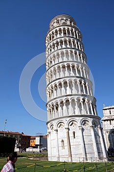 Leaning tower of Cathedral in Pisa