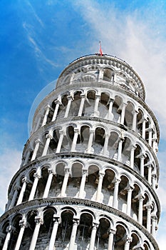 Leaning tower : Detail - Pisa - Tuscany - Italy