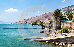 The Leaning Tower erected by Zahir al-Umar in Tiberias