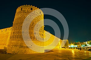 The towers of Arg Karim Khan, Shiraz, Iran