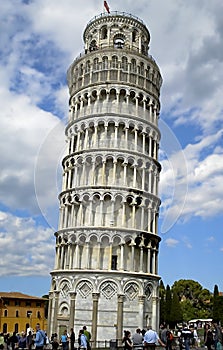 Leaning tower of piazza