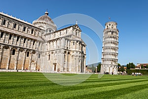 Leaning Tower and Pisa Cathedral - Tuscany Italy
