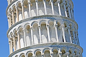 Leaning tower of pisa famous symbol of Italy