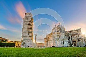 The Leaning Tower in Pisa, Italy