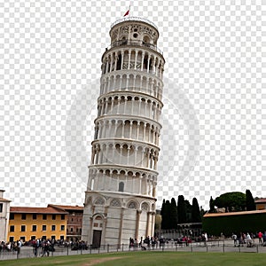Leaning Tower of Pisa Ã¢â¬' Landmark isolated