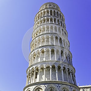 Leaning Tower of Pisa - in Pisa, Tuscany, Italy