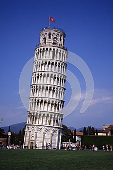 The Leaning Tower of Pisa.Tuscany.