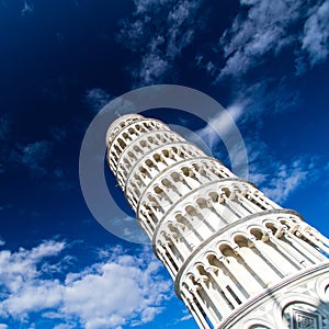 Leaning tower in Pisa, Tuscany, Italy.