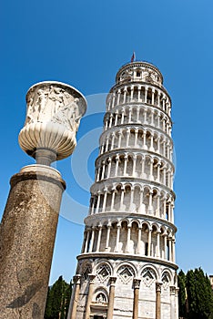 Leaning Tower of Pisa and Vase of the Talent - Tuscany Italy photo