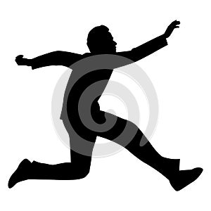 Leap of faith EPS vector file