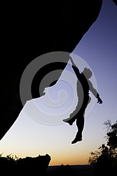 Leaping into the sunset