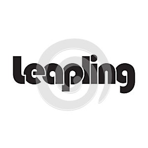 LEAPLING text design vector