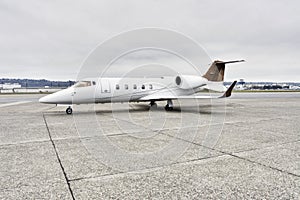 Learjet corporate aircraft