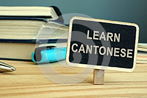 Learn Cantonese language concept.