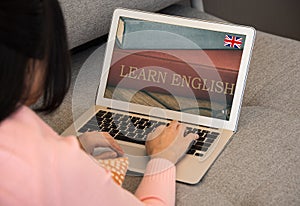 Learn English concept