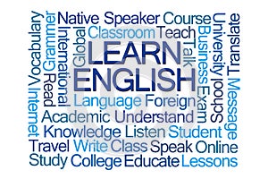 Learn English Word Cloud