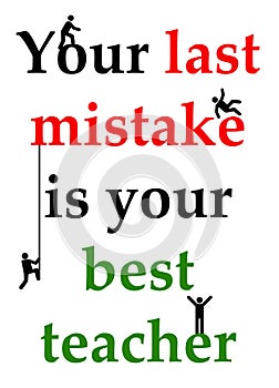 Learn from mistakes photo