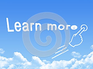 Learn more message cloud shape