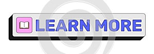 Learn more rectangular UI web button