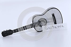 Guitarra, Portuguese word for Guitar in English photo