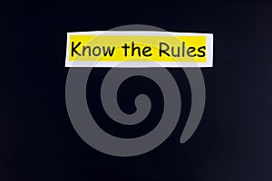 Learn rules regulation law knowledge guidance principle rule