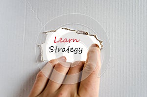 Learn strategy text concept
