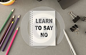 learn to say no - advice or reminder