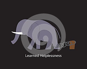 Learned helplessness is a state that occurs after a person has experienced a stressful situation repeatedly and believe that they