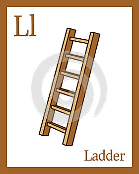 Learning the Alphabet Card - Ladder