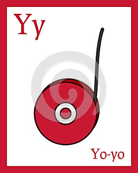 Learning the Alphabet Card - Yo-yo