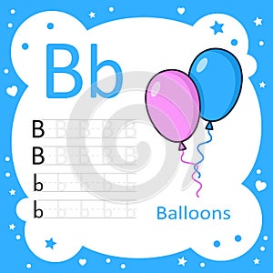 Learning Alphabet Tracing Letters Balloons