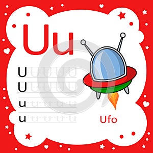 Learning Alphabet Tracing Letters - Ufo
