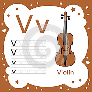 Learning Alphabet Tracing Letters - Violin