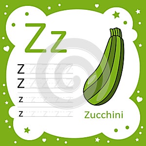 Learning Alphabet Tracing Letters - Zucchini