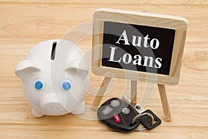Learning about car loans with car keys photo